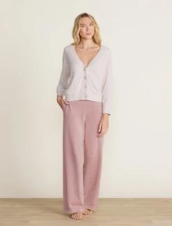 CozyChic Lite® Diamond Pointelle Cardigan