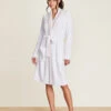CozyChic Ultra Lite® Tipped Ribbed Short Robe 1 CozyChic Ultra Lite® Tipped Ribbed Short Robe -SAP Clothing Shop BDWCU21773 SeaSaltShell 1729