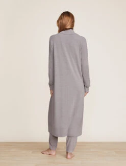 CozyChic Ultra Lite® Wide Collar Long Cardigan 13 CozyChic Ultra Lite® Wide Collar Long Cardigan -SAP Clothing Shop BDWCU22050 Pewter 1124