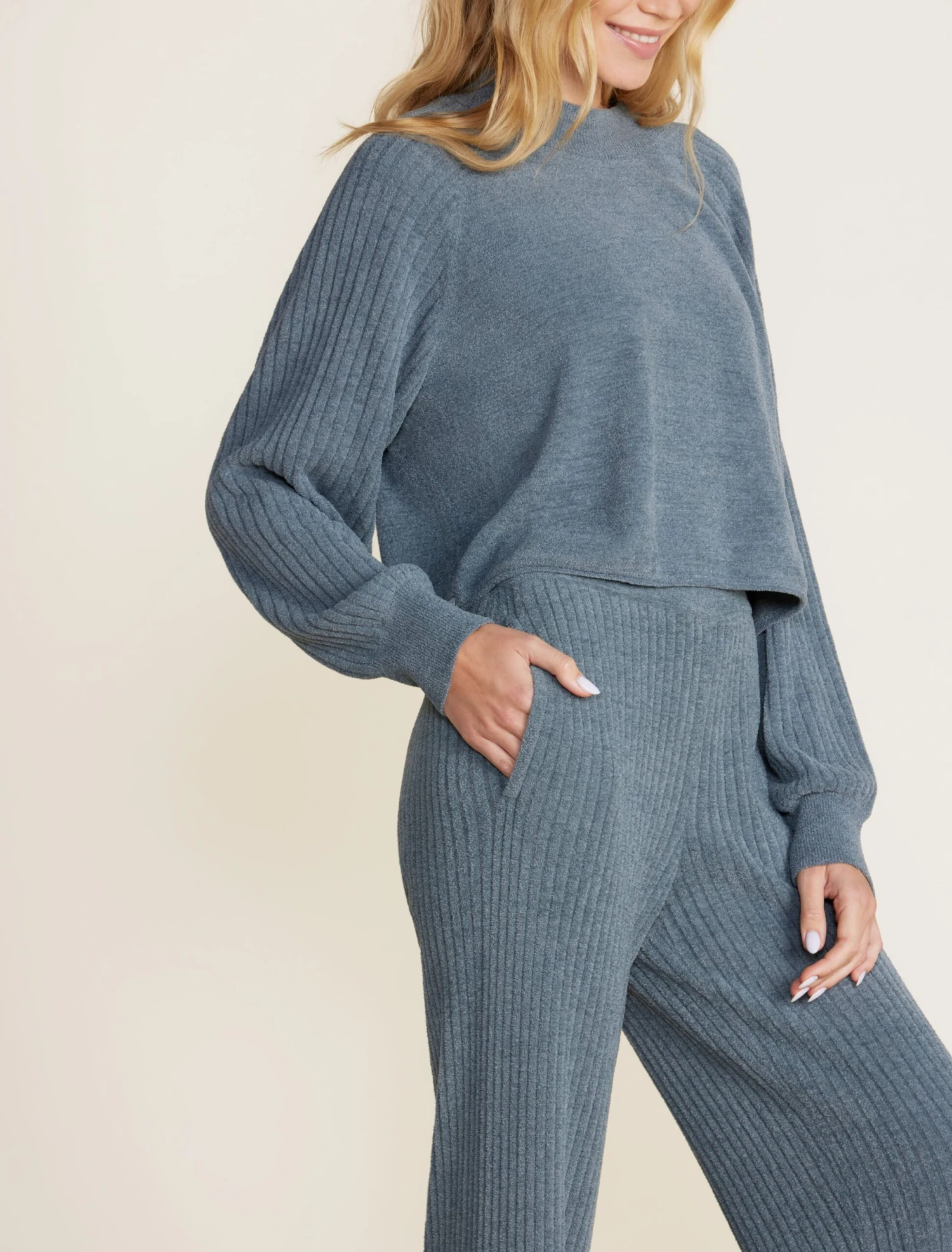 CozyChic Ultra Lite® Rib Rolled Edge Pant 5 CozyChic Ultra Lite® Rib Rolled Edge Pant - Image 3