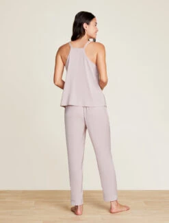 Washed Satin Tank And Pant Set 10 Washed Satin Tank And Pant Set -SAP Clothing Shop BDWES21606 Feather 1202