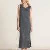Sunbleached Beach Dress -SAP Clothing Shop BDWES22403 fadedblack 2956