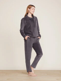 LuxeChic® Skinny Pant With Zippers -SAP Clothing Shop BDWLC21222 Carbon 1079