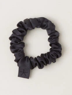 LuxeChic® And Silk Scrunchie Set -SAP Clothing Shop BDWLC21379 Carbon W 1