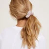 LuxeChic® And Silk Scrunchie Set 2 LuxeChic® And Silk Scrunchie Set -SAP Clothing Shop BDWLC21379 FadedRose 6047