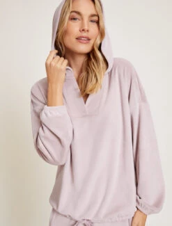 LuxeChic® Hoodie 11 LuxeChic® Hoodie -SAP Clothing Shop BDWLC21499 FadedRose 5432