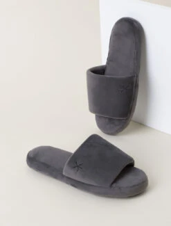 LuxeChic® Slides -SAP Clothing Shop BDWLC21925 Carbon 4 LOGO2 W