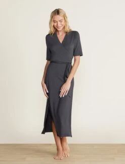 Luxe Milk Jersey® 3/4 Sleeve Wrap Dress 12 Luxe Milk Jersey® 3/4 Sleeve Wrap Dress -SAP Clothing Shop BDWLM22066 carbon 2858 83ae6851 2c0f 4488 9982 30cb95f1d7d2
