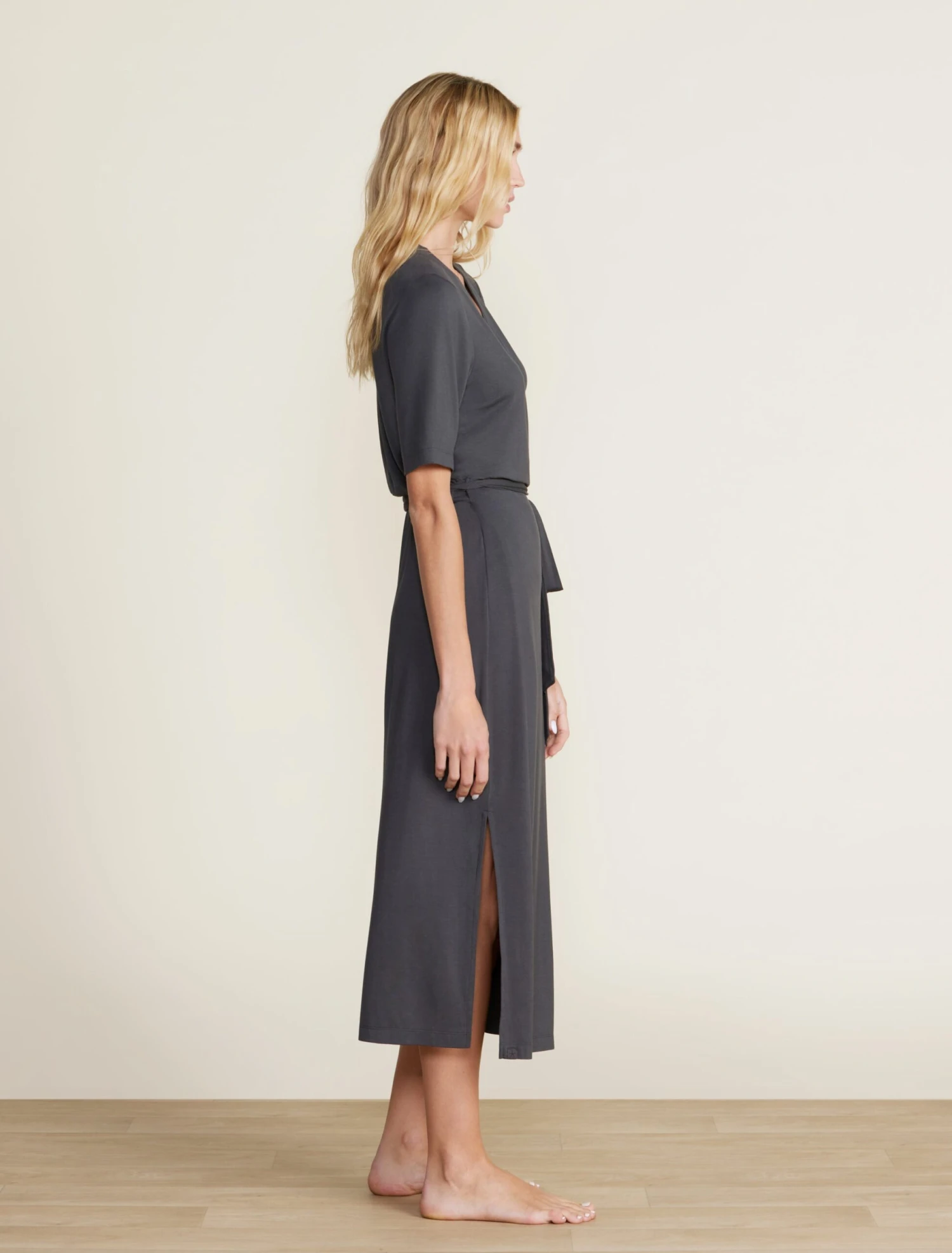 Luxe Milk Jersey® 3/4 Sleeve Wrap Dress 8 Luxe Milk Jersey® 3/4 Sleeve Wrap Dress - Image 6