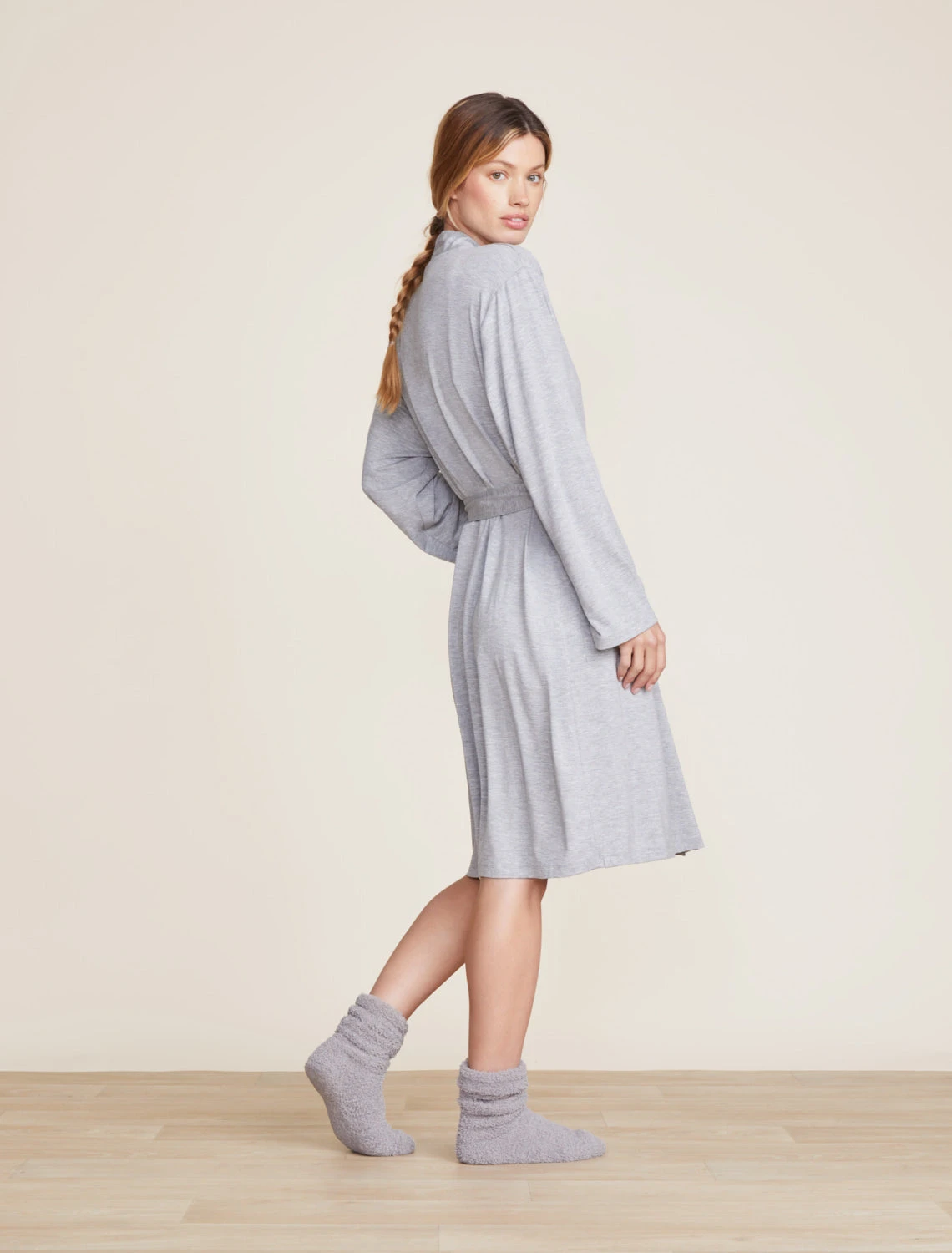 Malibu Collection® Soft Jersey Short Robe 4 Malibu Collection® Soft Jersey Short Robe - Image 2