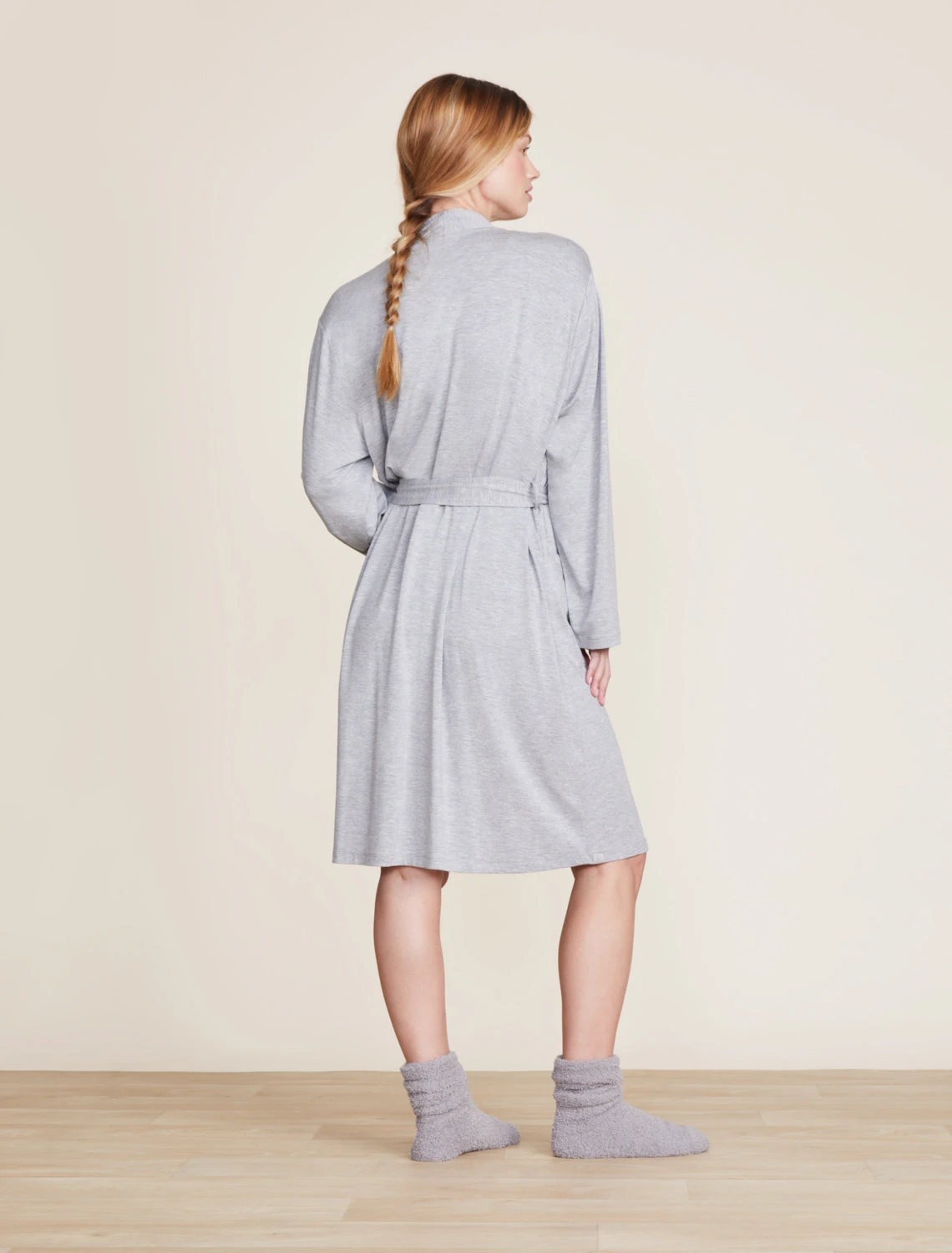 Malibu Collection® Soft Jersey Short Robe 5 Malibu Collection® Soft Jersey Short Robe - Image 3