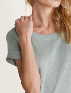 Malibu Collection® Linen Raglan Tee -SAP Clothing Shop BDWMC22298 BEACHGLASS 0400