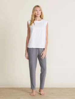 Malibu Collection® Pima Cotton Slub Tank -SAP Clothing Shop BDWMC22326 PEARL 1984