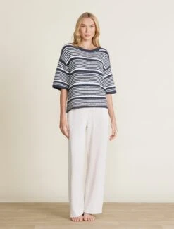 Boucle Striped Pullover -SAP Clothing Shop BDWNV22226 INDIGOPEARL 2579