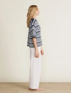 Boucle Striped Pullover -SAP Clothing Shop BDWNV22226 INDIGOPEARL 2586