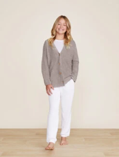 CozyChic Lite® Youth Cable Button Cardi