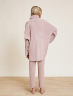 Malibu Collection® Youth Brushed Terry Circle Cardigan -SAP Clothing Shop BDYMC21407 PinkClay 4218