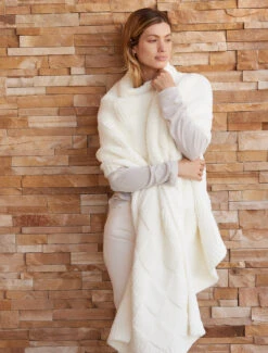 CozyChic® Diamond Weave Blanket Scarf -SAP Clothing Shop BD FW23 D5 BDWCC22032 Q8052