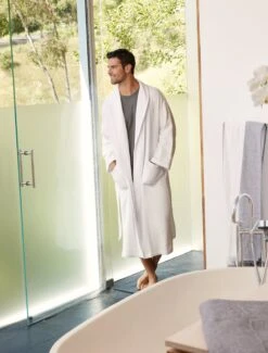 Malibu Collection® Muslin Cotton Spa Robe -SAP Clothing Shop BFDSS 24 BDUMC22517 SeaSalt 1154 84669504 9269 4eac 81a1 70ce65a4a36e