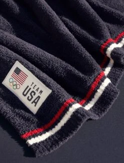 Cozychic® Team USA Flag Olympic Ring Throw -SAP Clothing Shop BFD SS 24 USHCC22369 Indigo Multi 0005