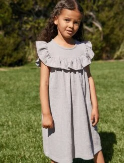 Malibu Collection® Toddler Sun Soaked Dress -SAP Clothing Shop BFD SS 24 bdkmc22391 BeachRock 0938