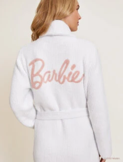 CozyChic® Barbie™ Adult Robe -SAP Clothing Shop MTWCC21320 SeaSalt DustyRose 5903