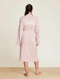CozyChic Lite® Barbie™ Robe -SAP Clothing Shop MTWCL21709 DustyRoseWhite 1644