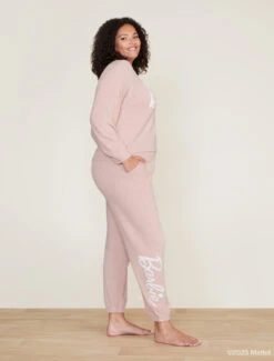 CozyChic Ultra Lite® Women's Barbie™ Jogger 12 CozyChic Ultra Lite® Women's Barbie™ Jogger -SAP Clothing Shop MTWCU21708 DUSTY ROSE WHITE 2772