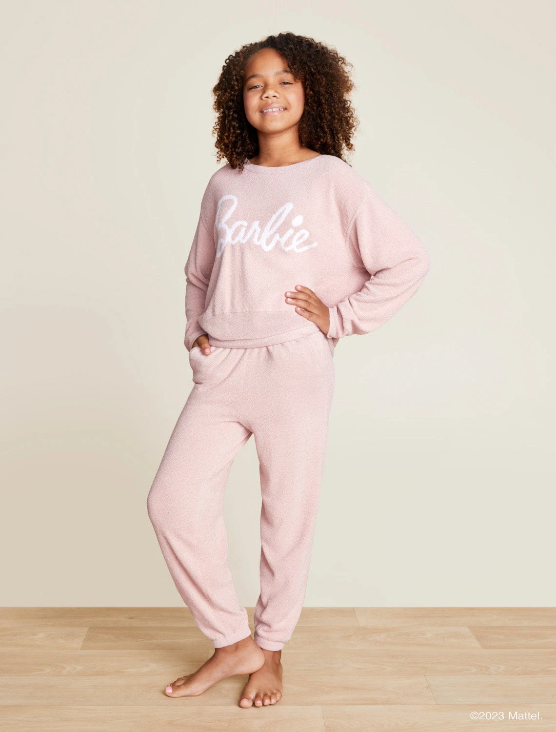 CozyChic Ultra Lite® Youth Barbie™ Jogger 3 CozyChic Ultra Lite® Youth Barbie™ Jogger