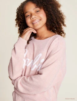 CozyChic Ultra Lite® Youth Barbie™ Pullover 13 CozyChic Ultra Lite® Youth Barbie™ Pullover -SAP Clothing Shop MTYCU21705 DustyRoseWhite 1519 50c8c37b 36dd 483d 9cb8 b1647ba12e21
