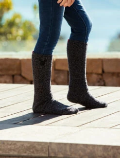 CozyChic® Classic Disney Youth Mickey Mouse Socks -SAP Clothing Shop USE DNYCC1021 CARBON BLACK 1