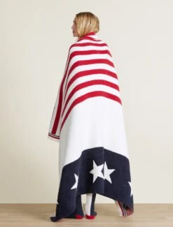 CozyChic® Team USA Stars And Stripes Throw -SAP Clothing Shop USHCC22367 AMERICANAMULTI 014