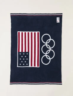 Cozychic® Team USA Flag Olympic Ring Throw -SAP Clothing Shop USHCC22369 IngidoMulti 1 W cb648ceb 0a4e 428c b582 b03ae1e94941