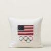 CozyChic® Team USA Flag Olympic Ring Pillow